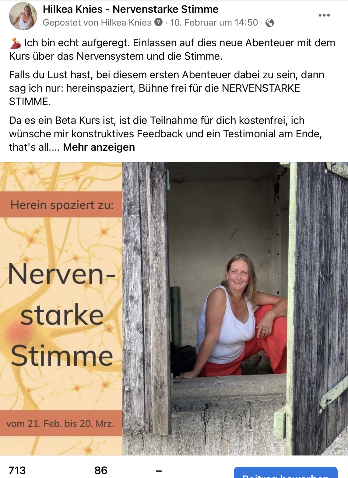 Nervenstarke Stimme Facebook Seite