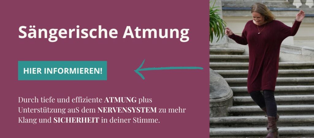 Atmung und Stimme, Selbstlernkurs, Hilkea läuft die Treppe runter, sie kann es kaum erwarten, da zu sein